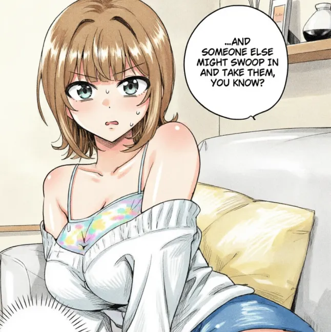 Same manga page fully colorized