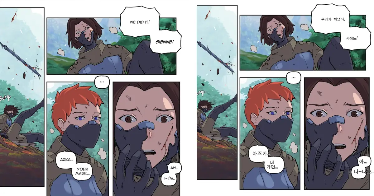 High-Resolution Comic Translation Output