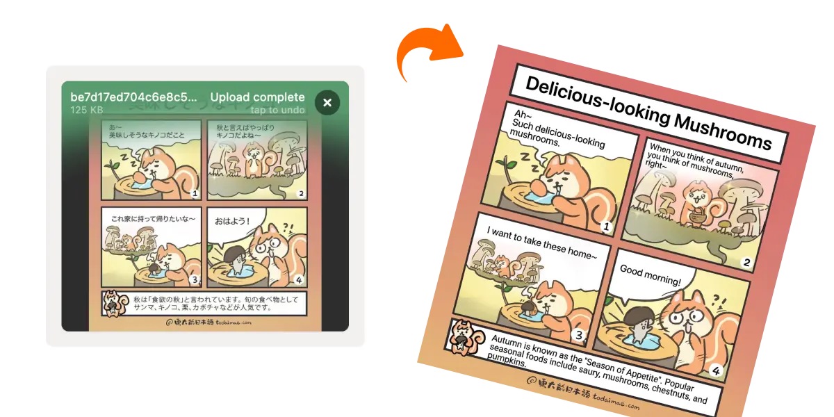Télécharger des pages de manga traduites en anglais