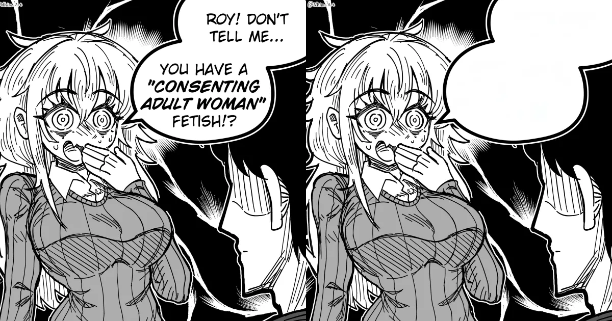 Manga page workflow sample for text cleaning